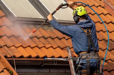 Démoussage et hydrofuge de toiture à Gouaix